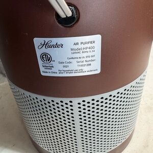 Hunter Chocolate Brown Air Purifier